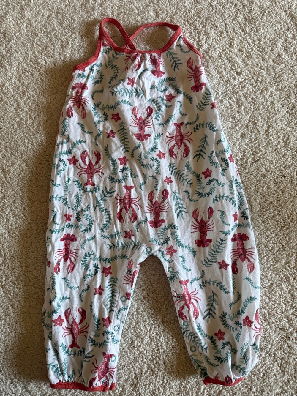 Lobster Romper 18M